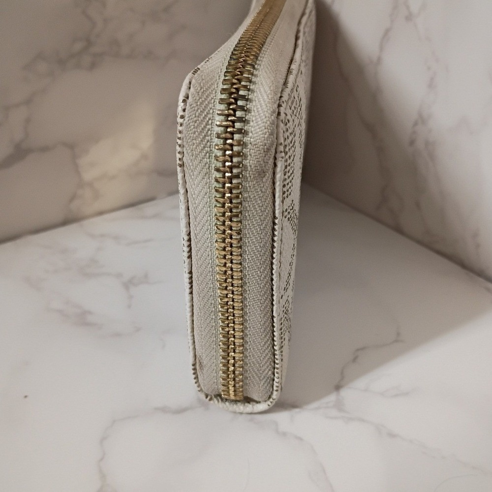 MICHAEL KORS Jet Set Vanilla Leather Zip-Around Continental Wallet - EUC - Picture 4 of 7